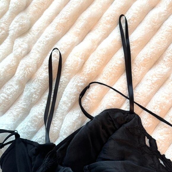 BCBGMAXAZRIA Women's Vintage Black Floral Dress Size 4 - Picture 13 of 14